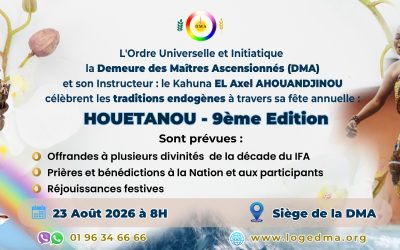 La DMA organise le 23 août 2026 son HOUETANOU 2026