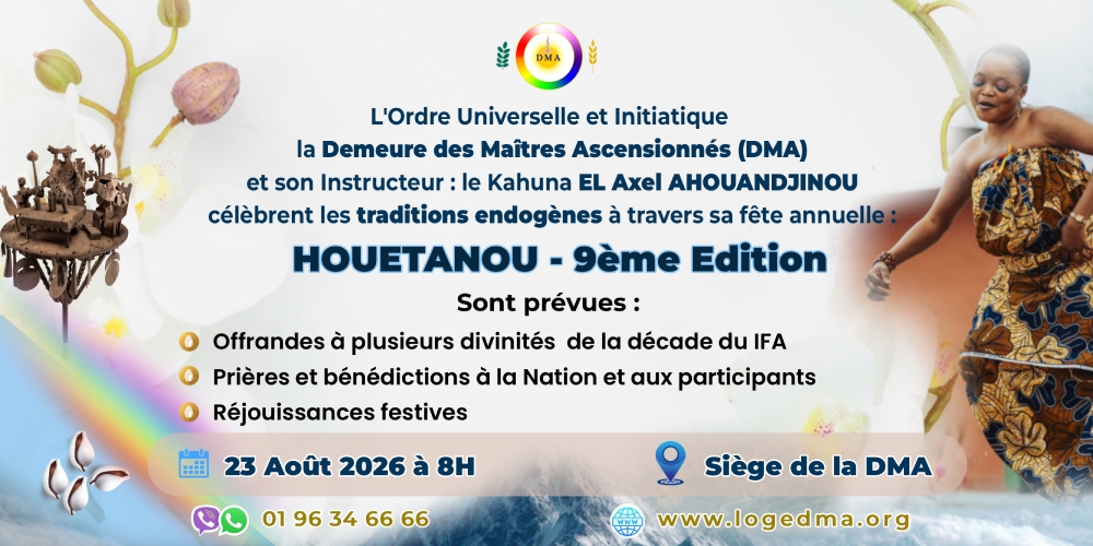 La DMA organise le 23 août 2026 son HOUETANOU 2026