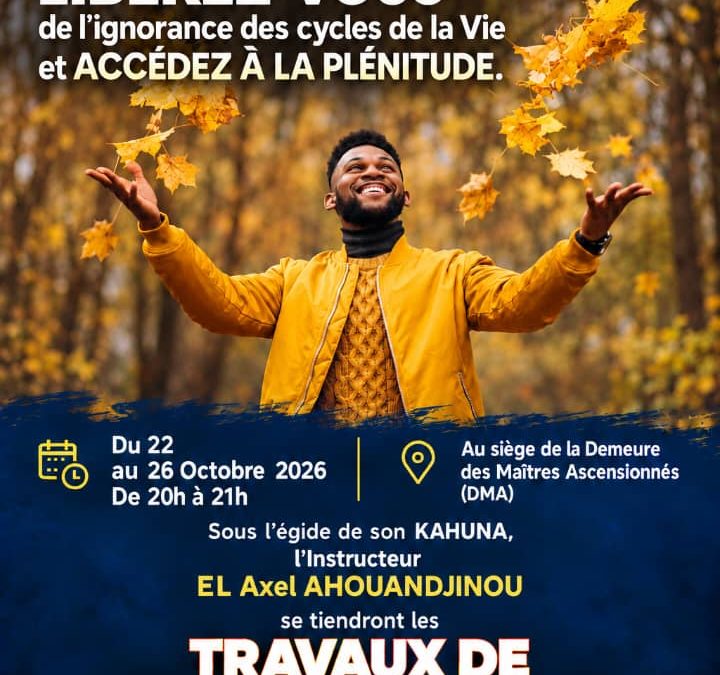 Travaux de l’année mystique : Edition 2026